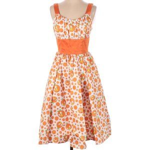 NWT Disney Parks Dress Shop Orange Bird Dress - White